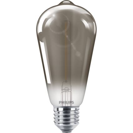 Λαμπτήρας LED SMOKY VINTAGE Philips ST64 E27/2,3W/230V 2700K