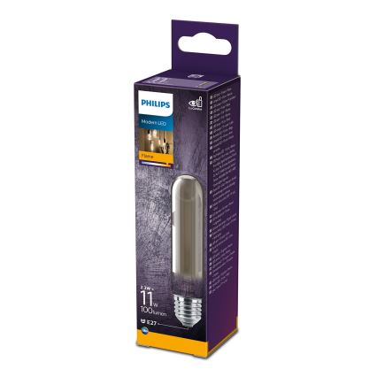 Λαμπτήρας LED SMOKY VINTAGE Philips T32 E27/2,3W/230V 1800K
