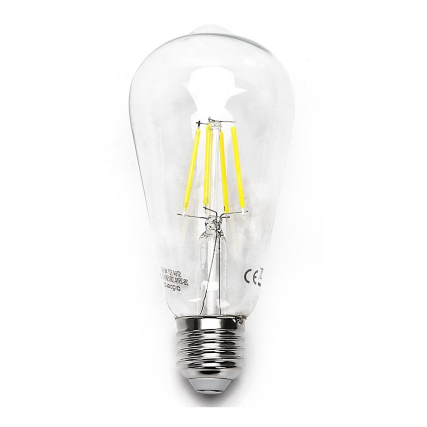 Λαμπτήρας LED ST64 E27/8W/230V 6500K - Aigostar