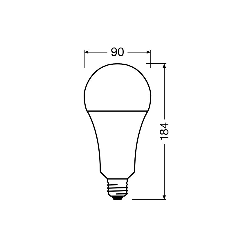 Λαμπτήρας LED STAR E27/24,9W/230V 2700K - Osram