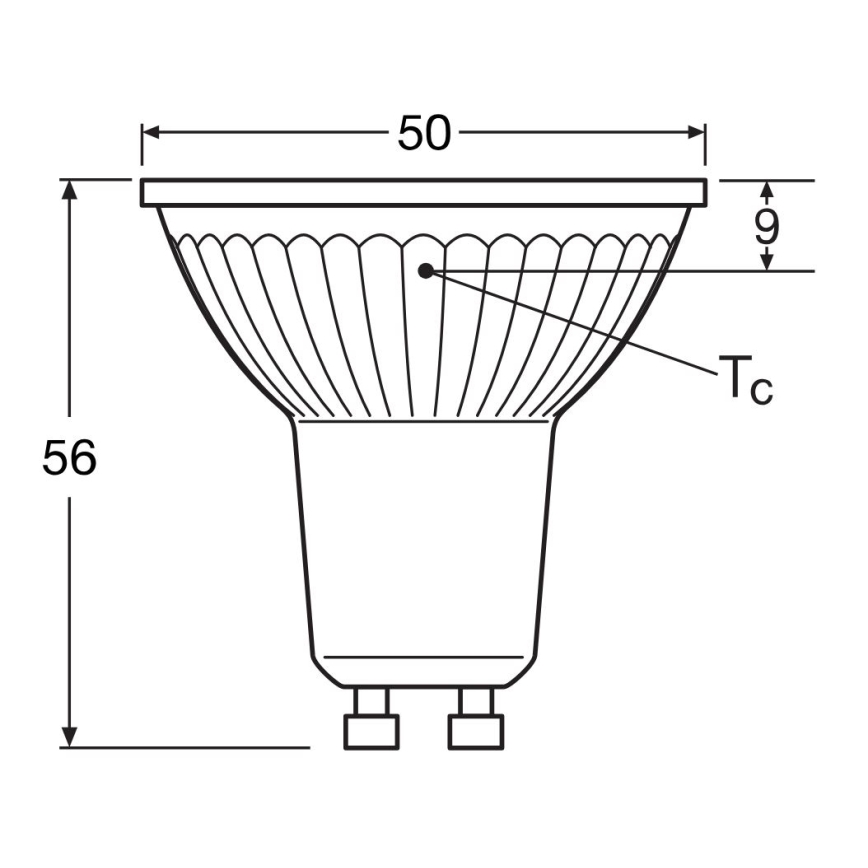 Λαμπτήρας LED STAR PAR16 GU10/4,3W/230V 2700K 120° - Osram