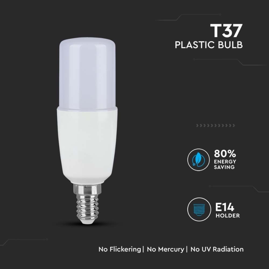 Λαμπτήρας LED T37 E14/9W/230V 2700K