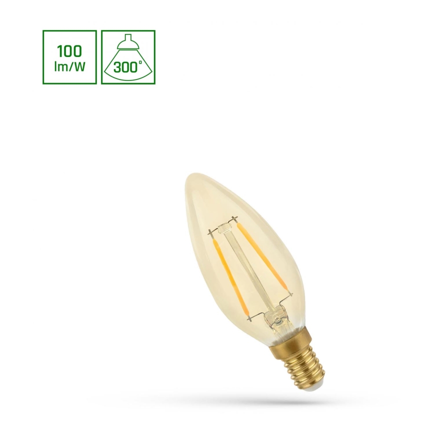 Λαμπτήρας LED VINTAGE C35 E14/5W/230V 2400K
