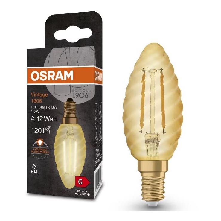 Λαμπτήρας LED VINTAGE E14/1,5W/230V 2400K - Osram