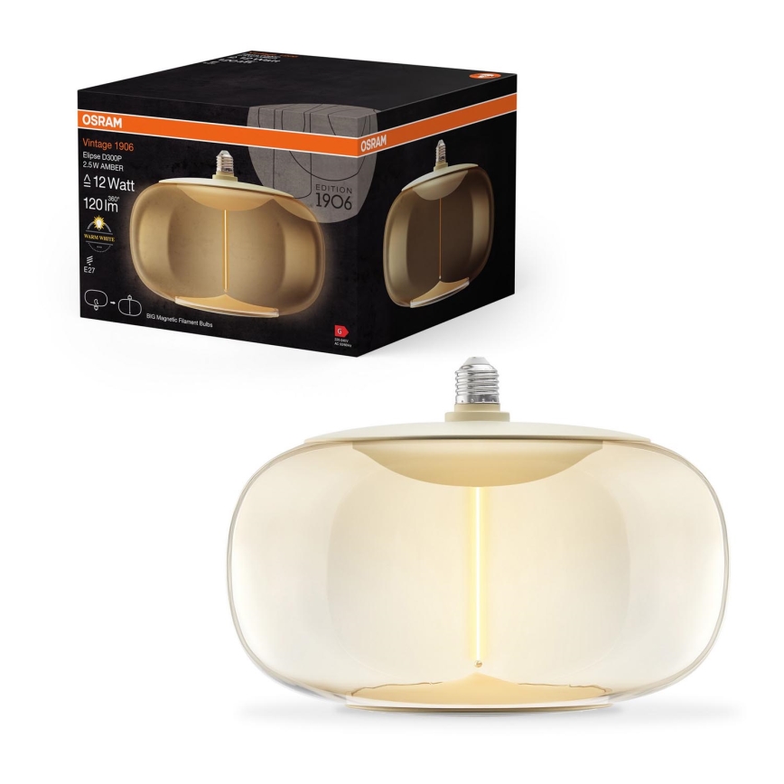 Λαμπτήρας LED VINTAGE FILAMENT E27/2,5W/230V 2700K - Osram