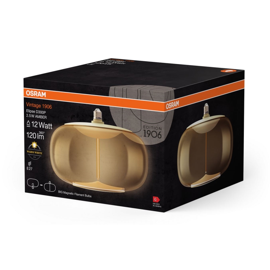 Λαμπτήρας LED VINTAGE FILAMENT E27/2,5W/230V 2700K - Osram