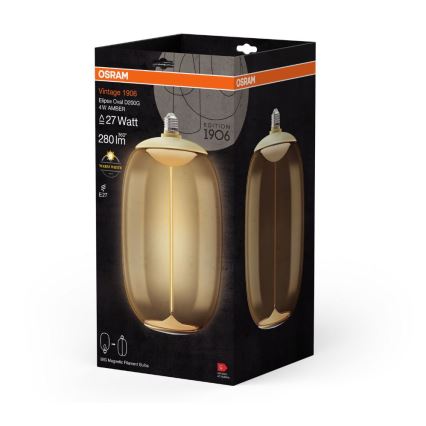 Λαμπτήρας LED VINTAGE FILAMENT E27/4W/230V 2700K - Osram