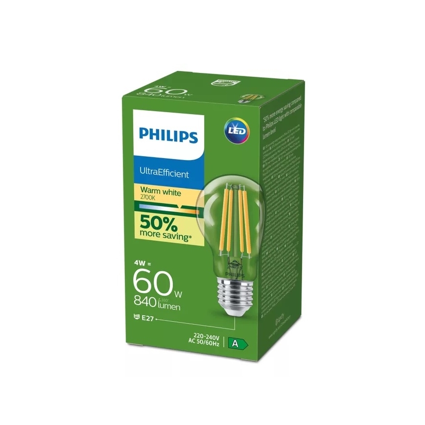 Λαμπτήρας LED VINTAGE Philips E27/4W/230V 2700K