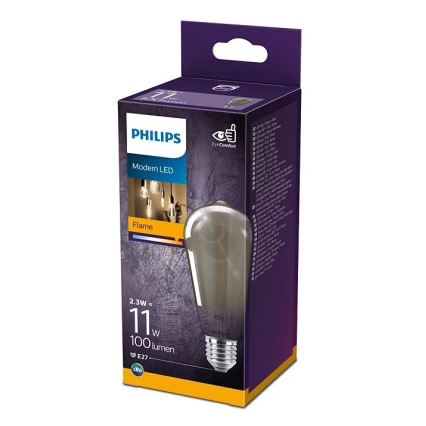 Λαμπτήρας LED VINTAGE Philips ST64 E27/2,3W/230V 1800K