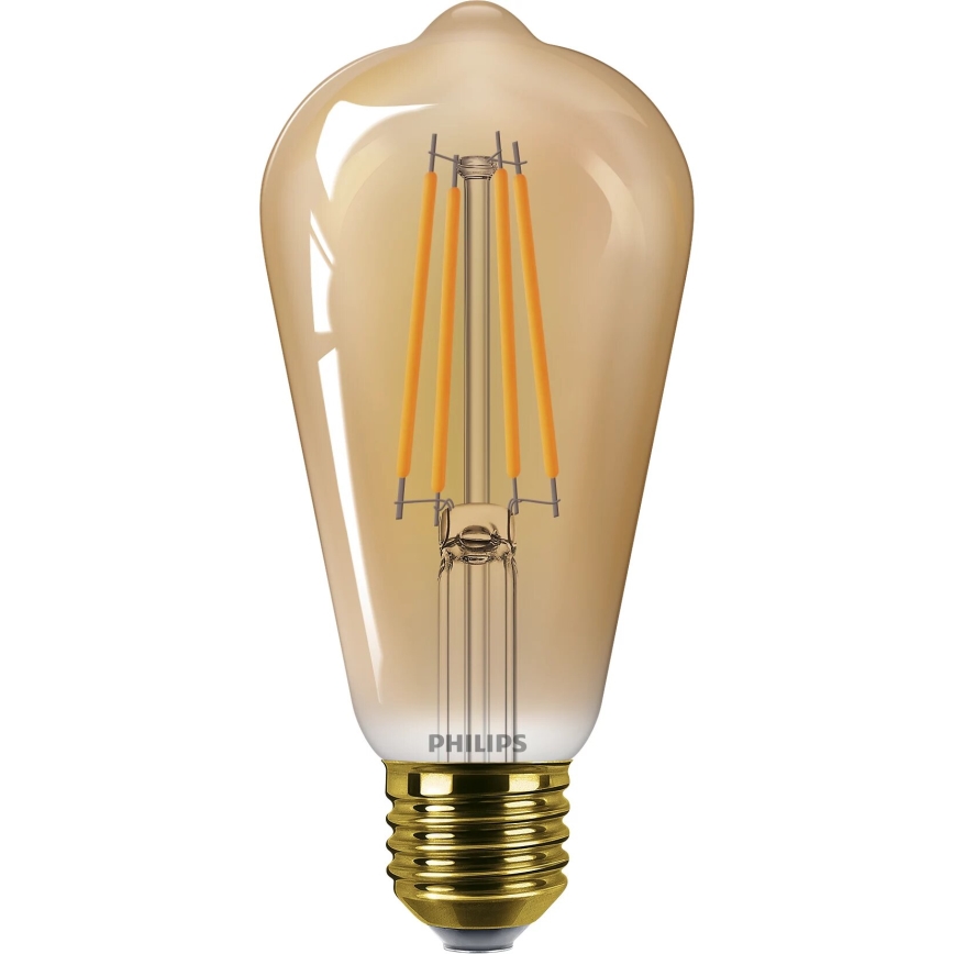 Λαμπτήρας LED VINTAGE Philips ST64 E27/7W/230V 1800K