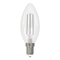 Λαμπτήρας LED WHITE FILAMENT C35 E14/4,5W/230V 4000K