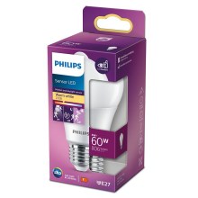 Λαμπτήρας LED με αισθητήρα Philips A60 E27/8W/230V 2700K