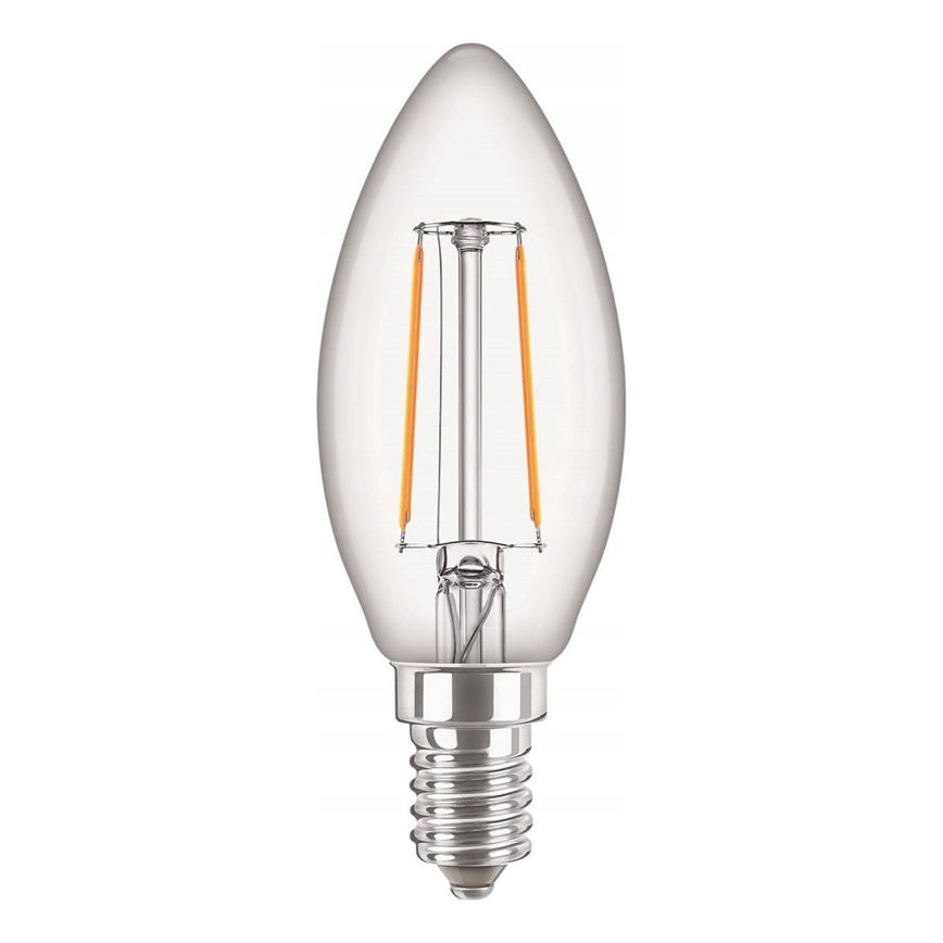 Λαμπτήρας LED Ρετρό Philips Pila E14/2W/230V 2700K