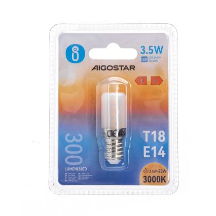 Λαμπτήρας ψυγείου LED T18 E14/3,5W/230V 3000K - Aigostar