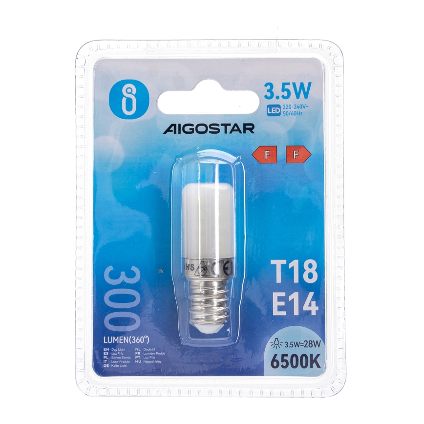 Λαμπτήρας ψυγείου LED T18 E14/3,5W/230V 6500K - Aigostar
