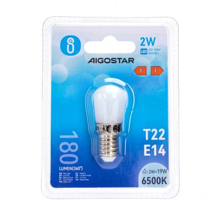 Λαμπτήρας ψυγείου LED T22 E14/2W/230V 6500K - Aigostar