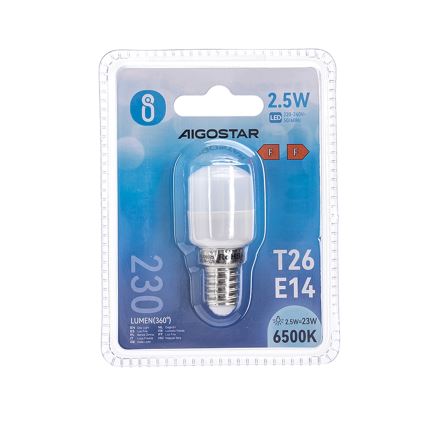 Λαμπτήρας ψυγείου LED T26 E14/2,5W/230V 6500K - Aigostar