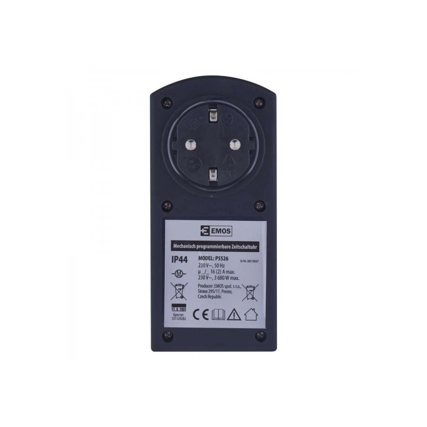 Εξωτερικός μηχανικός χρονοδιακόπτης SCHUKO IP44
