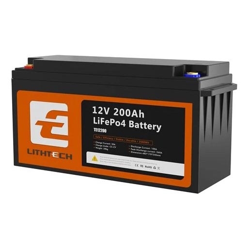 Μπαταρία LiFePO4 για ηλιακά συστήματα 12,8 V / 200 Ah, IP66