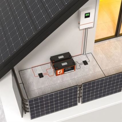 Μπαταρία LiFePO4 για ηλιακά συστήματα 12,8 V / 200 Ah, IP66