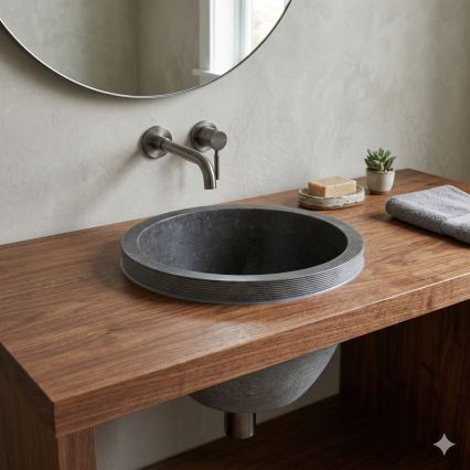 Μπαταρία νιπτήρα DRAGOR 15,6 cm ματ λευκή