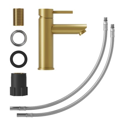 Μπαταρία νιπτήρα RINGSTED 17,8 cm σε βουρτσισμένο ορείχαλκο