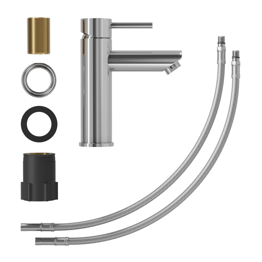 Μπαταρία νιπτήρα RINGSTED 17,8 cm γυαλιστερό χρώμιο