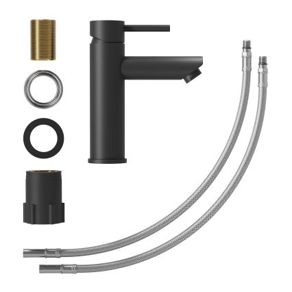 Μπαταρία νιπτήρα RINGSTED 17,8 cm ματ μαύρη