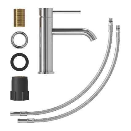 Μπαταρία νιπτήρα SOVANG 18,3 cm σε γυαλιστερό χρώμιο