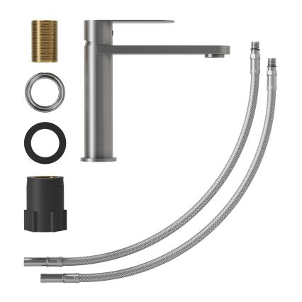 Μπαταρία νιπτήρα TARNBY 17,3 εκ. γκρι με επικάλυψη πούδρας