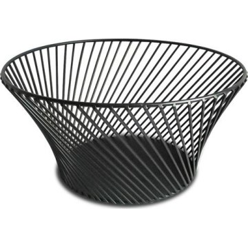 Μπολ για φρούτα KITCHISIMO, Ø 25,5 εκ., μαύρο