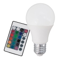 Με Dimmer RGB Λαμπτήρας LED A60 E27/6W/230V 3000K - Eglo