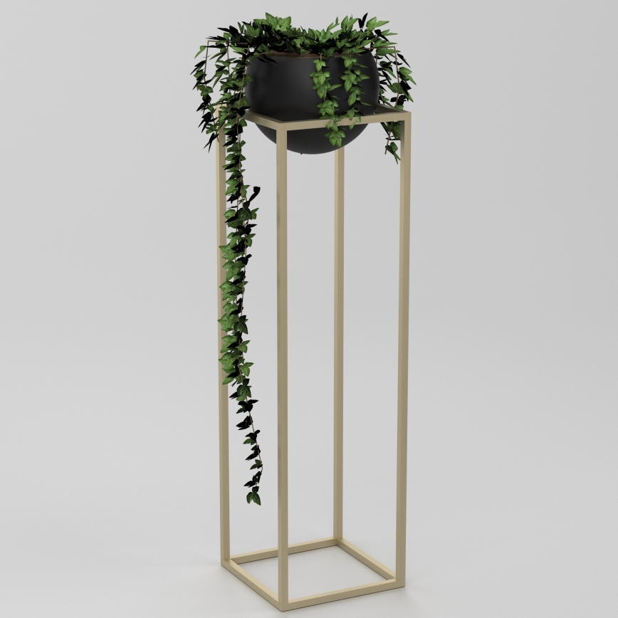 Μεταλλική γλάστρα 111,3x29 εκ. σε χρυσό χρώμα