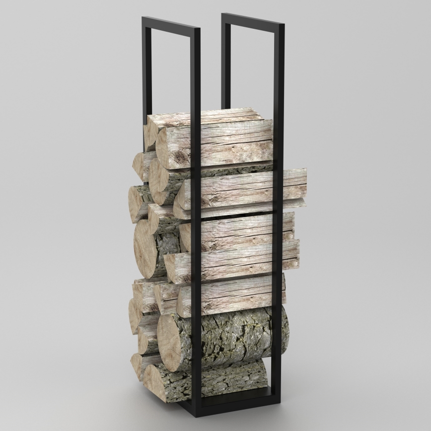 Μεταλλική βάση για ξύλο 120x40 cm μαύρο