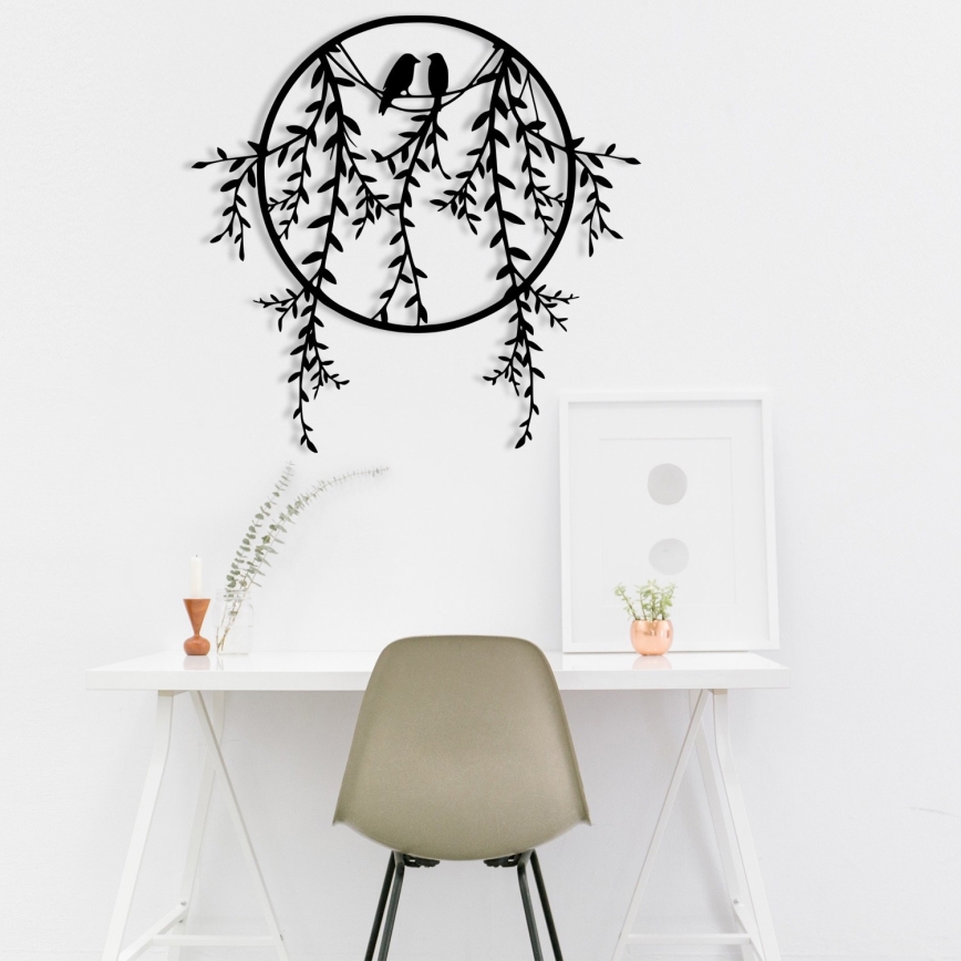 Διακοσμητικό τοίχου 45x44 εκ. κλαδιά από μέταλλο