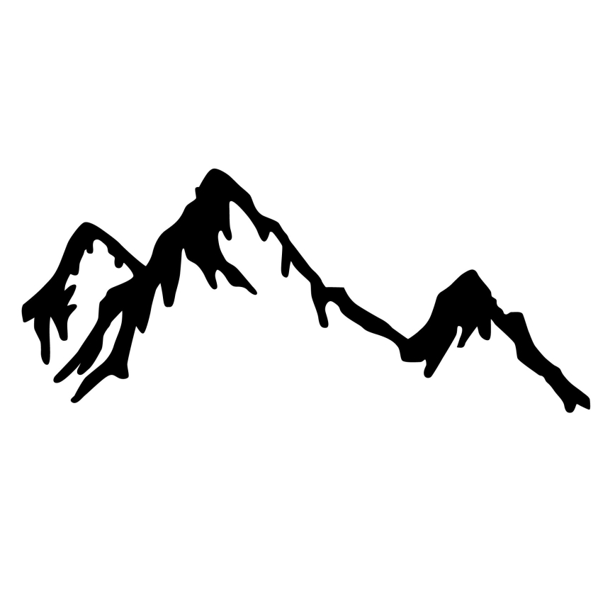 Διακοσμητικό τοίχου 37x70 εκ. βουνά μέταλλο