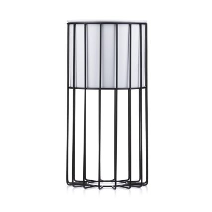 Μεταλλικό κασπώ LOFT 42x20 cm μαύρο/λευκό