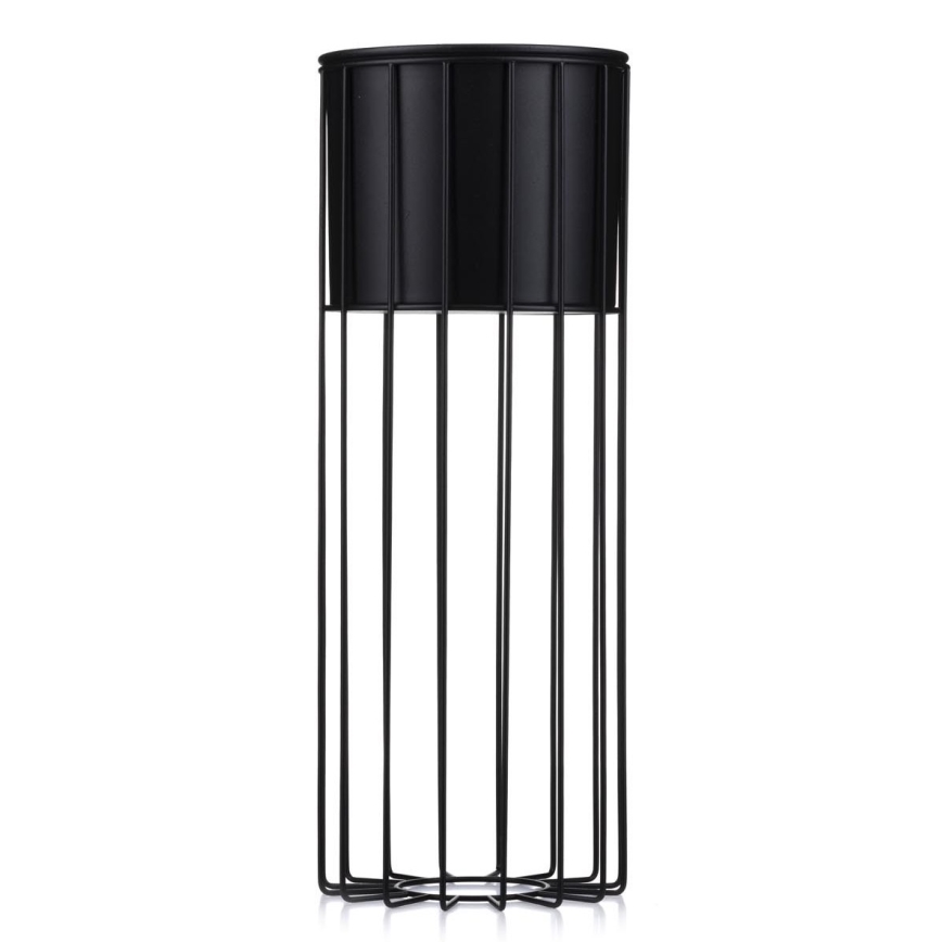 Μεταλλικό κασπώ LOFT 55x20 cm μαύρο