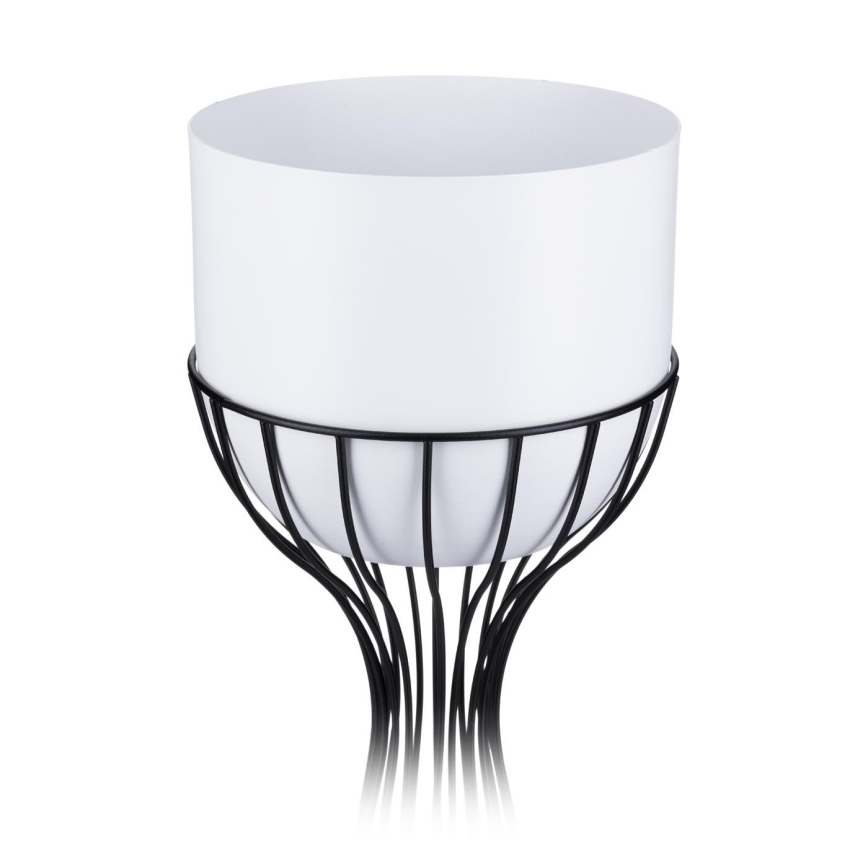 Μεταλλικό κασπώ LOFT 56x20 cm μαύρο/λευκό