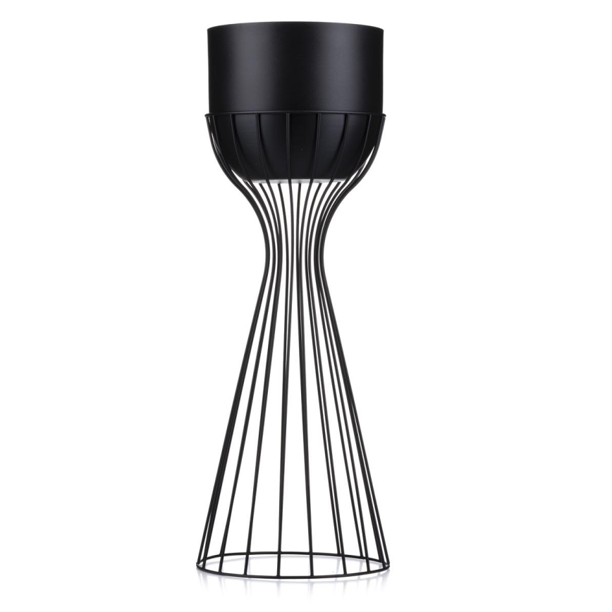 Μεταλλικό κασπώ LOFT 56x20 cm μαύρο