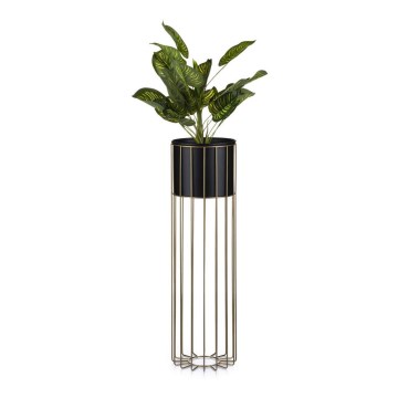 Μεταλλικό κασπώ LOFT 70x20 cm χρυσαφί/μαύρο