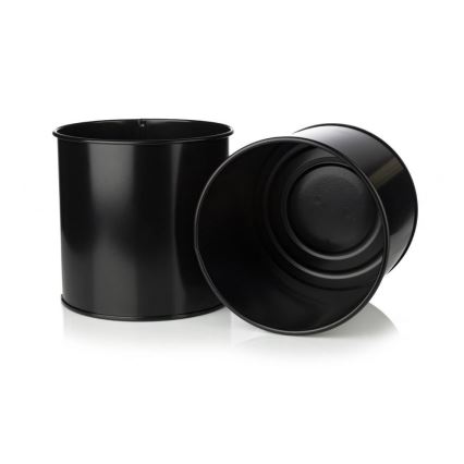 Μεταλλικό κασπώ με βάση OSLO 95x17 cm μαύρο/χρυσό