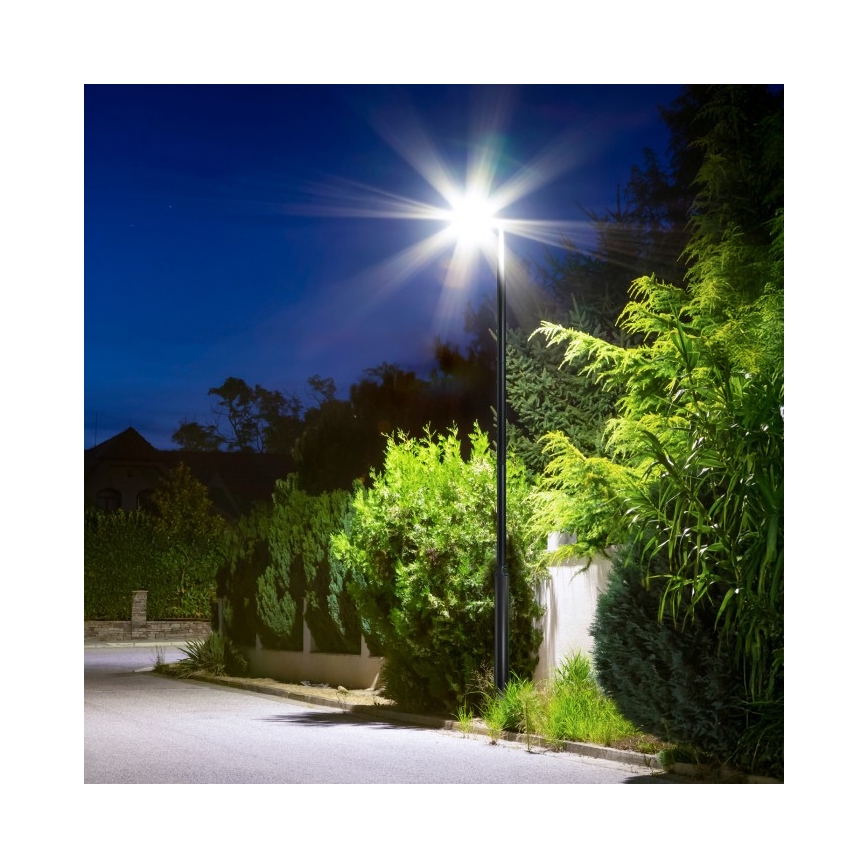 Μεταλλικό κοντάρι για στύλο εξωτερικού φωτισμού BASE, 3 m, μαύρο