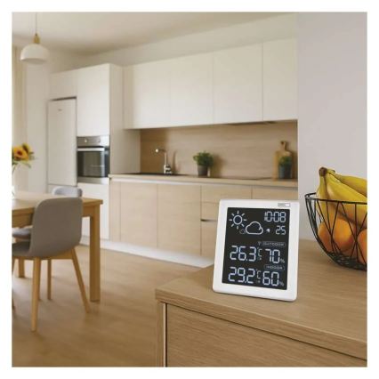 Μετεωρολογικός σταθμός 5V 2xAAA + 2xAAA μαύρος