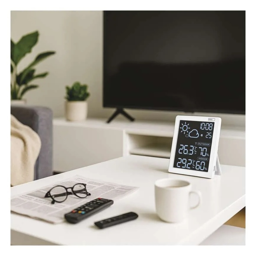 Μετεωρολογικός σταθμός 5V 2xAAA + 2xAAA μαύρος