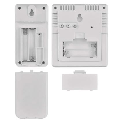 Μετεωρολογικός σταθμός 5V 2xAAA + 2xAAA μαύρος