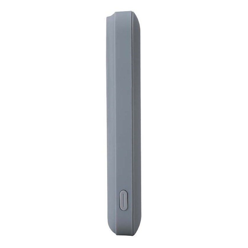 Μαγνητικό Power Bank με ασύρματη φόρτιση Power Delivery 10 000mAh/20W/3,7V γκρι