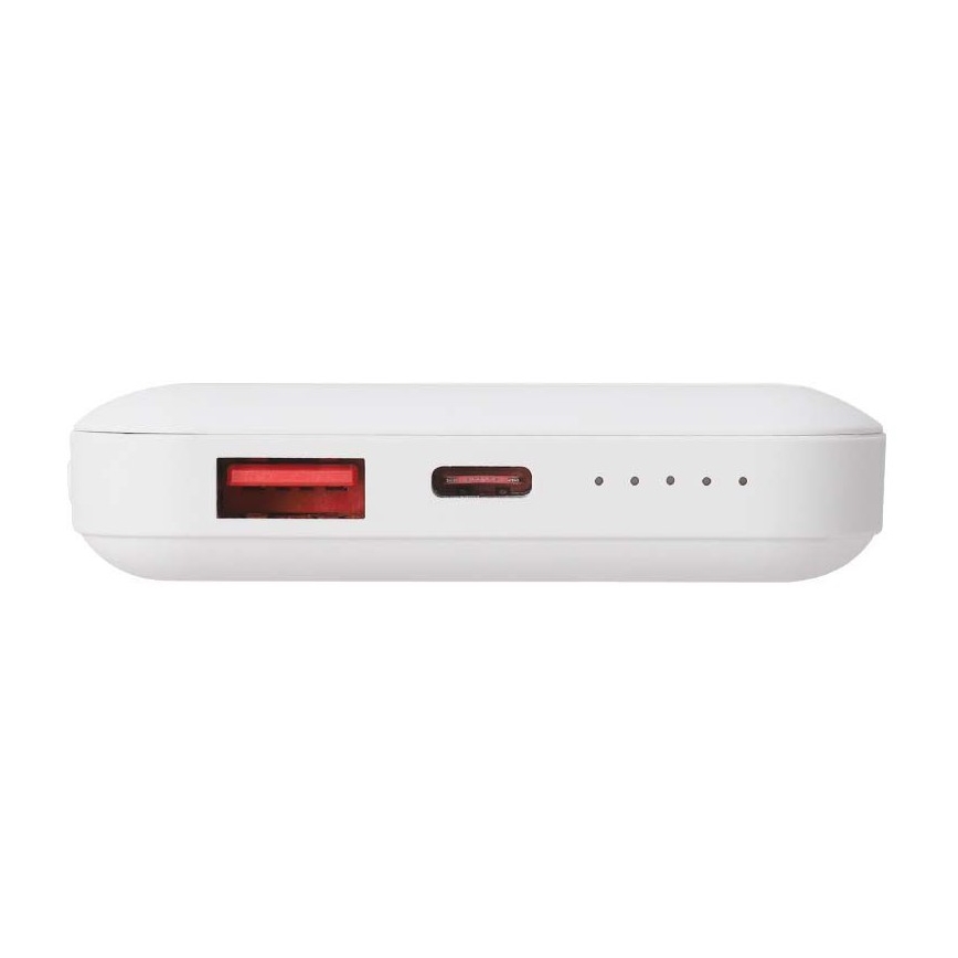 Μαγνητικό Power Bank με ασύρματη φόρτιση Power Delivery 10 000mAh/20W/3,7V λευκό