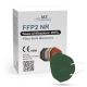 Μάσκα Προστασίας FFP2 NR CE 0598 σκούρο πράσινο 20τμχ