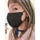 Μάσκα προστασίας FFP2 NR μαύρο 1τμχ παιδικό μέγεθος